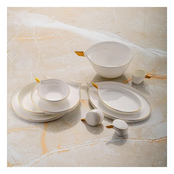 Jumbo Goddess Gold 61 Parça 12 Kişilik Yemek Takımı - Görsel 6