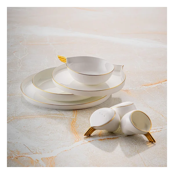 Jumbo Goddess Gold 61 Parça 12 Kişilik Yemek Takımı - Görsel 2