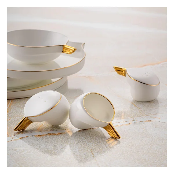 Jumbo Goddess Gold 61 Parça 12 Kişilik Yemek Takımı - Görsel 3
