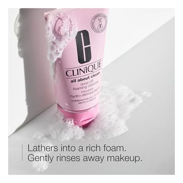 Clinique All About Clean Rinse-Off 150 ml Yüz Temizleme Köpüğü - Görsel 5
