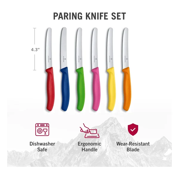 Victorinox Swissclassic 6.7839.6G 6'lı Domates Bıçağı - Görsel 5