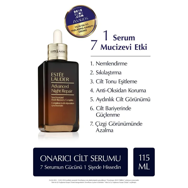 Estee Lauder Advanced Night Repair Complex Yaşlanma Karşıtı 115 ml Yüz Serumu - Görsel 3