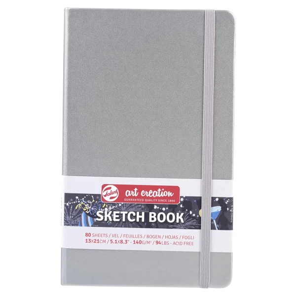 Talens Artcreatıon Eskiz Bloğu 140 GR 13 X 21 CM Shiny Silver - Görsel 6
