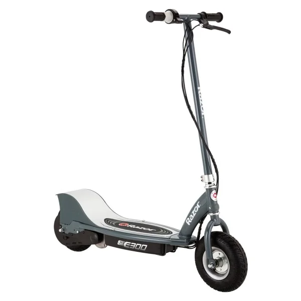 Razor Elektrikli Scooter E300S Koltuklu 250W, 40dk Şarj, 100Kg taşıma kapasitesi, Gri - Görsel 6