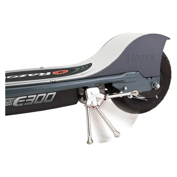 Razor Elektrikli Scooter E300S Koltuklu 250W, 40dk Şarj, 100Kg taşıma kapasitesi, Gri - Görsel 2