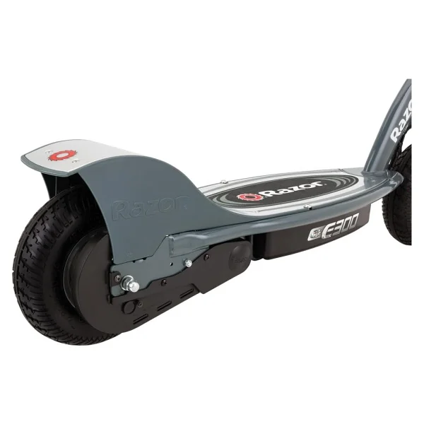 Razor Elektrikli Scooter E300S Koltuklu 250W, 40dk Şarj, 100Kg taşıma kapasitesi, Gri - Görsel 5