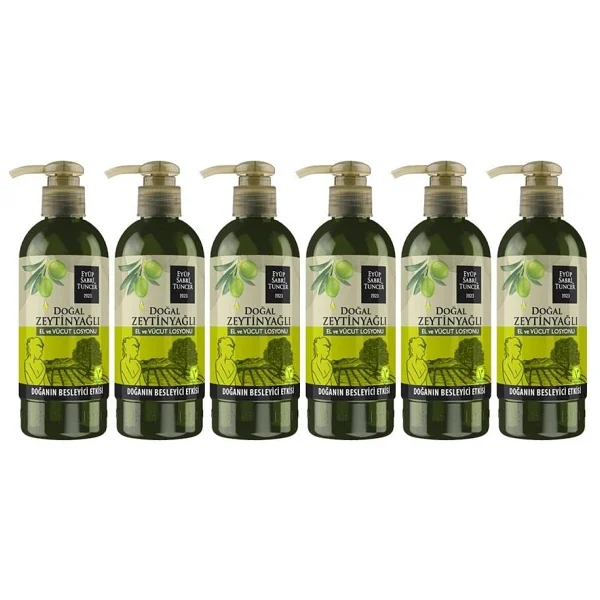 Eyüp Sabri Tuncer Doğal Zeytinyağlı 250 ml 6 Adet El ve Vücut Losyonu - Görsel 3
