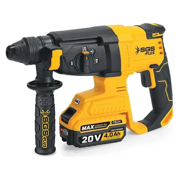 SGS Akülü Elektro Pnömatik Kırıcı Delici Seti 20V 2 x 4.0Ah (Kömürsüz Motor) SGS5521 - Görsel 2