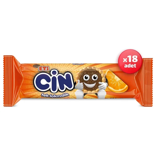 Eti Cin Portakallı Bisküvi 18x114 gr - Görsel 2