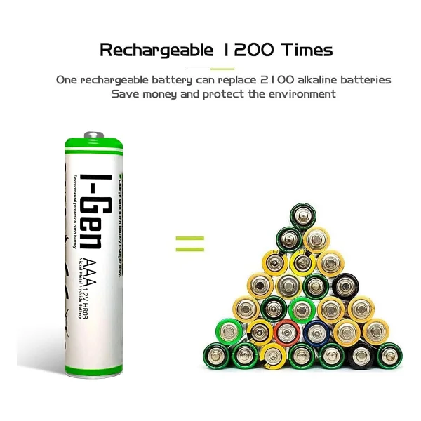 I-Gen G479 Pil Şarj Aleti + 2700 mAh 2'li AA Kalem Pil + 900 mAh 2'li AAA İnce Kalem Pil - Görsel 10