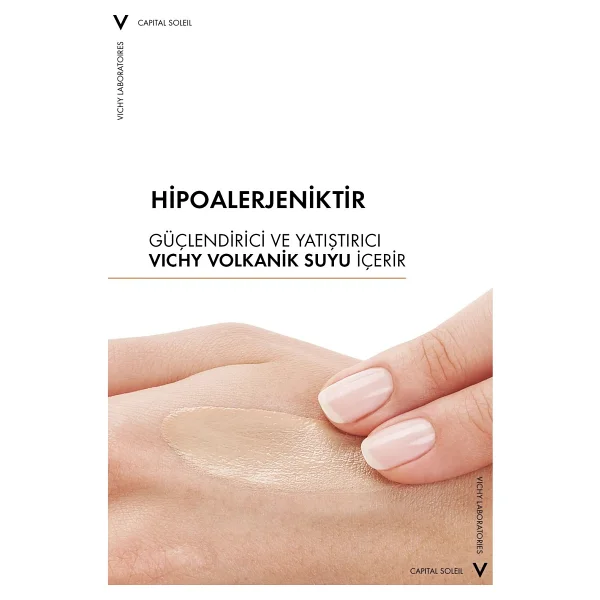 Vichy Capital Soleil 3 in 1 Leke Karşıtı 50 ml 50 Faktör Renkli Güneş Kremi - Görsel 7