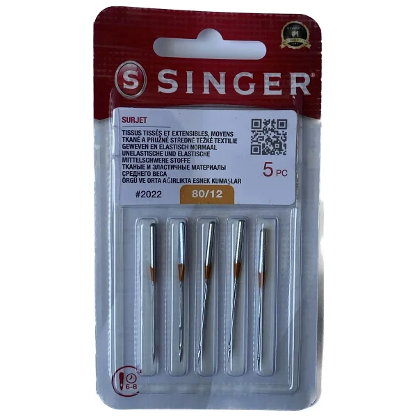Singer Overlok Iğnesi 80/12 Numara - Görsel 2