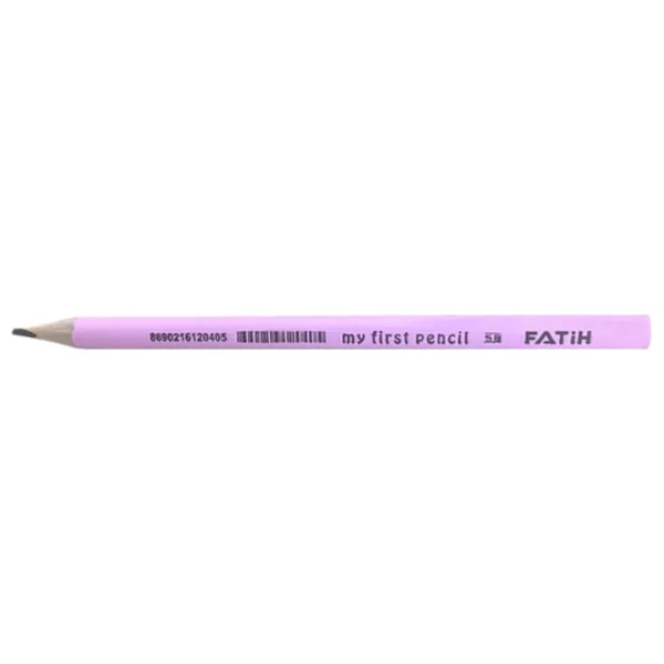 Kurşun Kalem Jumbo Üçgen Başlangıç Kalemi Ilk Kalemim - Pembe - Görsel 4