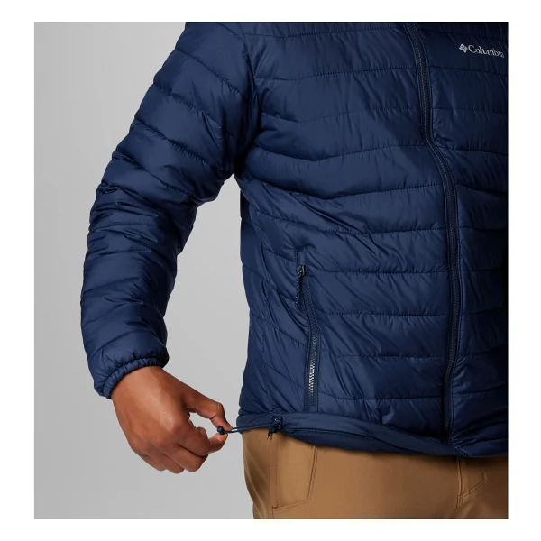 Columbia Powder Lite II WO7155-464 Lacivert Erkek Şişme Mont - Görsel 8