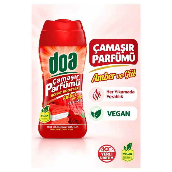 Doa Amber ve Gül Granül Çamaşır Parfümü 210 gr - Görsel 5
