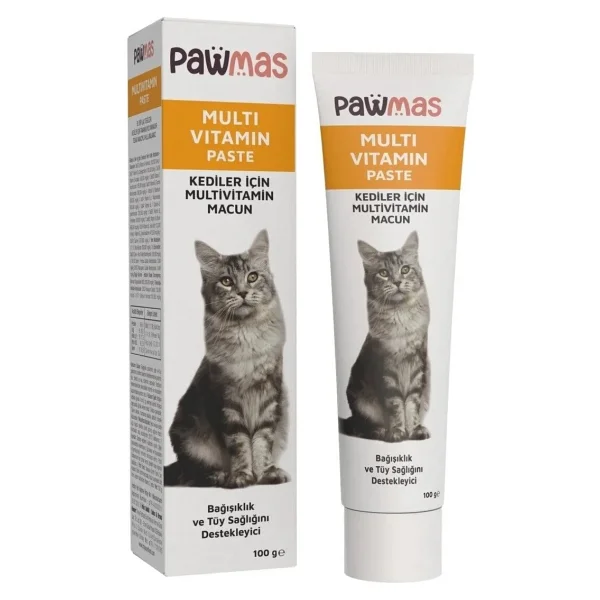Pawmas Multivitamin 100 gr Kedi Macunu - Görsel 2