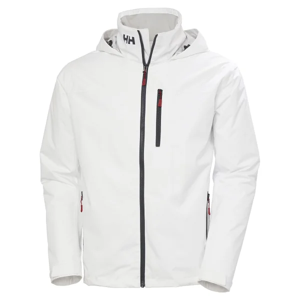Helly Hansen Crew Midlayer 2.0 HHA.34442-001 Kapüşonlu Beyaz Erkek Mont - Görsel 2