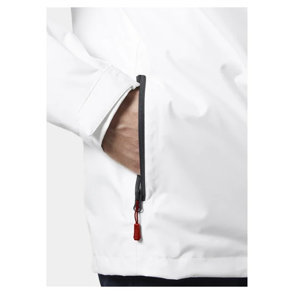 Helly Hansen Crew Midlayer 2.0 HHA.34442-001 Kapüşonlu Beyaz Erkek Mont - Görsel 5