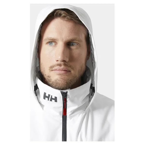 Helly Hansen Crew Midlayer 2.0 HHA.34442-001 Kapüşonlu Beyaz Erkek Mont - Görsel 7