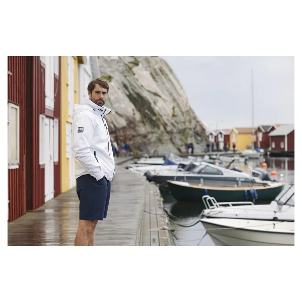 Helly Hansen Crew Midlayer 2.0 HHA.34442-001 Kapüşonlu Beyaz Erkek Mont - Görsel 9