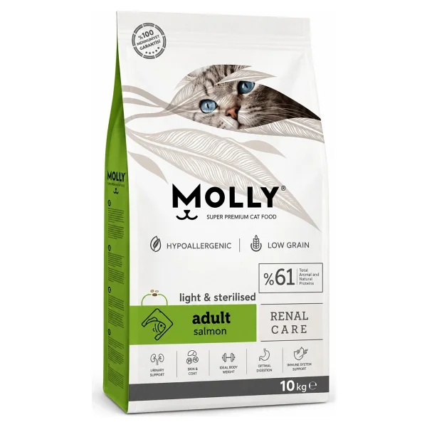 Molly Somonlu 10 kg Kısırlaştırılmış Yetişkin Kedi Maması - Görsel 2
