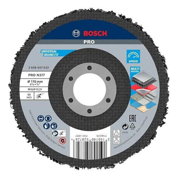 Bosch Pro N377 2608607632 115 mm Temizlik Diski - Görsel 6
