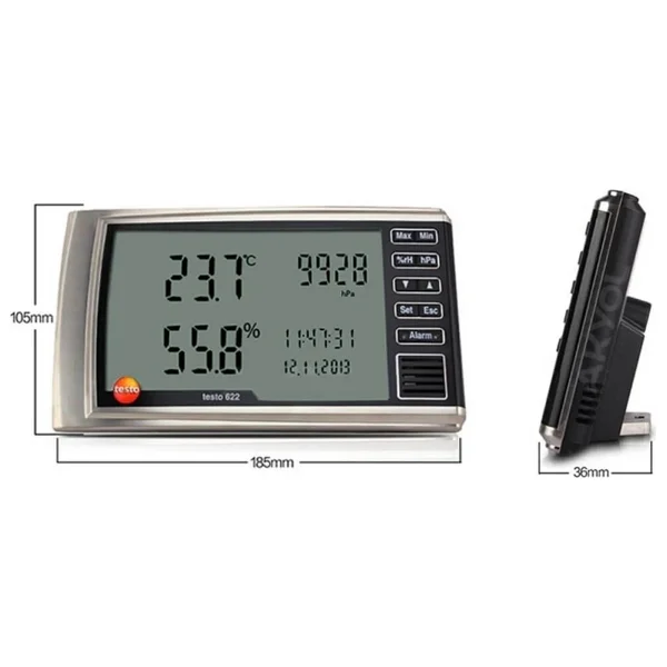 Testo 622 Alarmlı Nem Sıcaklık ve Basınç Ölçer - Görsel 2