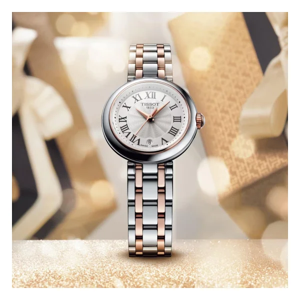 Tissot Bellissima 26mm T126.010.22.013.01 Çelik Kordon Rose Gold Kadın Kol Saati - Görsel 8