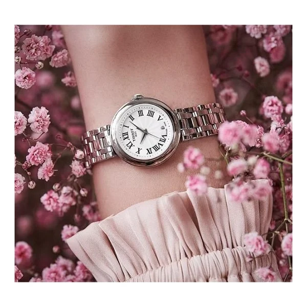 Tissot Bellisima 26mm T126.010.11.013.00 Çelik Kordon Gümüş Kadın Kol Saati - Görsel 7