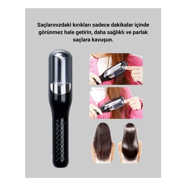 Kablosuz Şarjlı Saç Düzeltici Makine RH-6668 Ev Tipi Bakım Cihazı Yeni Nesil - Görsel 2