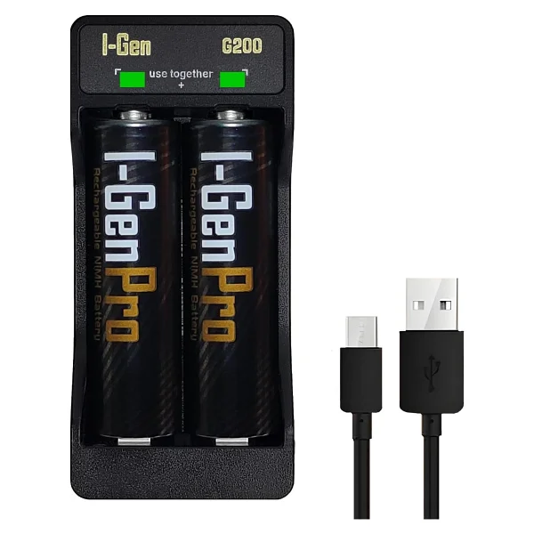 I-Gen G229 Pil Şarj Aleti + 2950 mAh 2'li Şarjlı AA Kalem Pil - Görsel 6