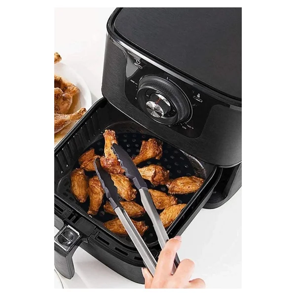 Buffer Renkli Isıya Dayanıklı Yıkanılabilir Silikon Fırın Ve Airfryer Yuvarlak Pişirme Matı 23 Cm - Görsel 7