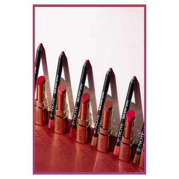 Note Silk Stay Lipliner Waterproof 02 Warm Nude Dudak Kalemi - Görsel 8