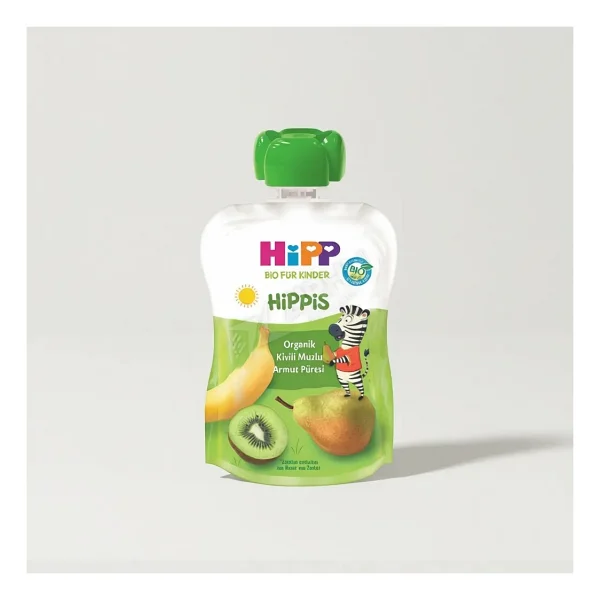 Hipp Organik Kivili Muzlu Armut Püresi 100 gr - Görsel 6