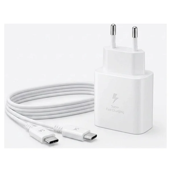 45W Süper Hızlı Şarj Adaptörü Usb-C Pd 3.0 Pps Fast Charger + 5A Type-C To Type-C Kablo - Görsel 6