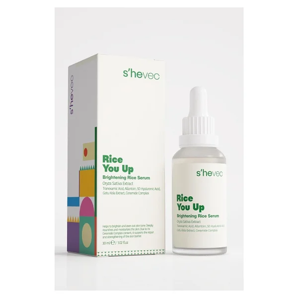 She Vec Rice You Up Aydınlatıcı 30 ml Yüz Serumu - Görsel 6
