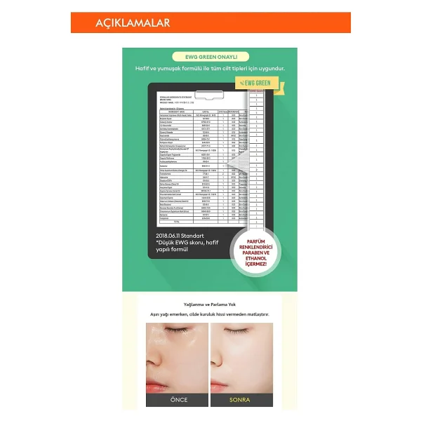 Missha A'pieu Hamamelis Cream 50 ml Yağlanma ve Gözenek Karşıtı Nemlendirici Krem - Görsel 4