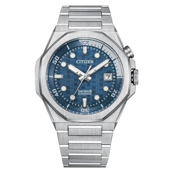 Citizen Series 8 NB6060-58L Gümüş-Mavi Erkek Kol Saati - Görsel 3