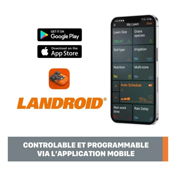 Worx WR147E.1 Landroid L1000 Robotik Çim Biçme Makinesi - Görsel 9