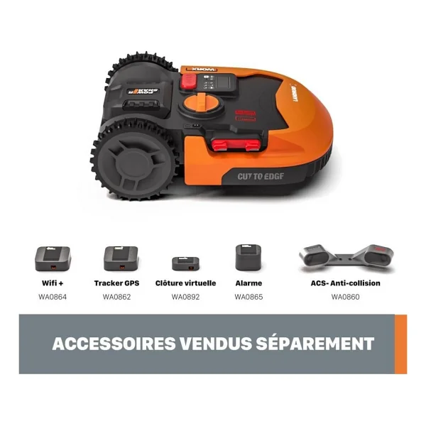 Worx WR147E.1 Landroid L1000 Robotik Çim Biçme Makinesi - Görsel 10