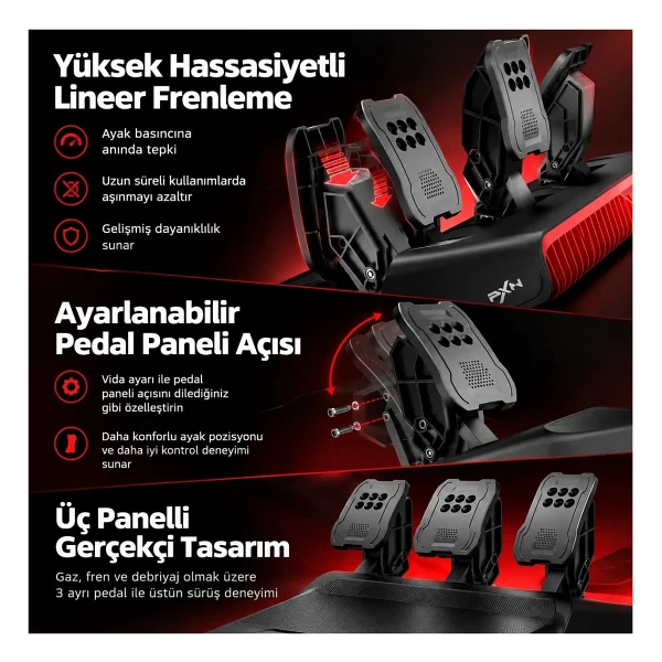 PXN V10 Pro Direksiyon Seti - Görsel 3