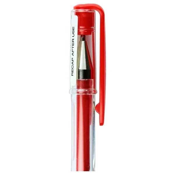 Uni-Ball UM-100 Signo Fine 0.7 mm Kırmızı Jel Kalem - Görsel 9