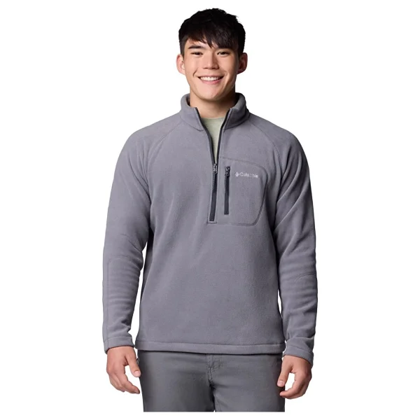 Columbia Fast Trek III XM6410-024 Yarım Fermuarlı Gri Erkek Polar - Görsel 6