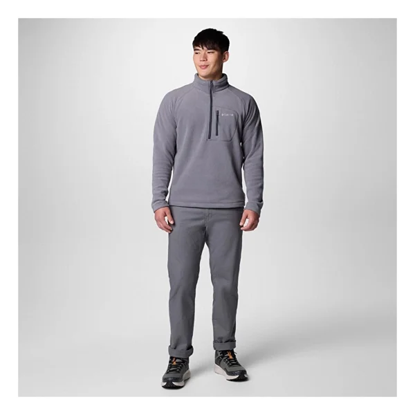 Columbia Fast Trek III XM6410-024 Yarım Fermuarlı Gri Erkek Polar - Görsel 8