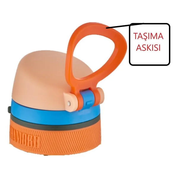 Shamobo 350 ml Pipetli Çelik Matara - Görsel 5