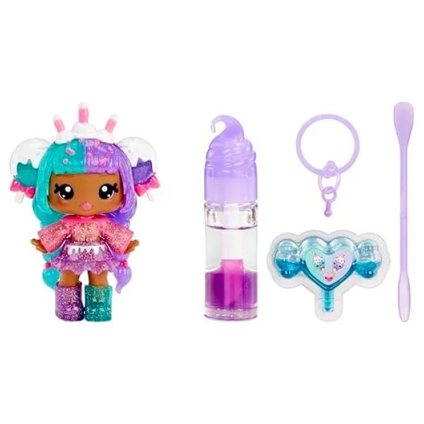 MGAE Yummiland Carly Cakepop Bebeği ve Dudak Parlatıcısı - Gizemli Renk Serisi - Görsel 2