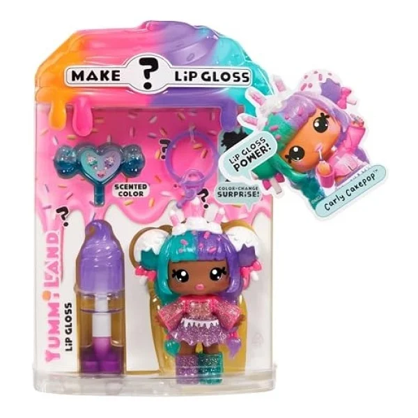 MGAE Yummiland Carly Cakepop Bebeği ve Dudak Parlatıcısı - Gizemli Renk Serisi - Görsel 6