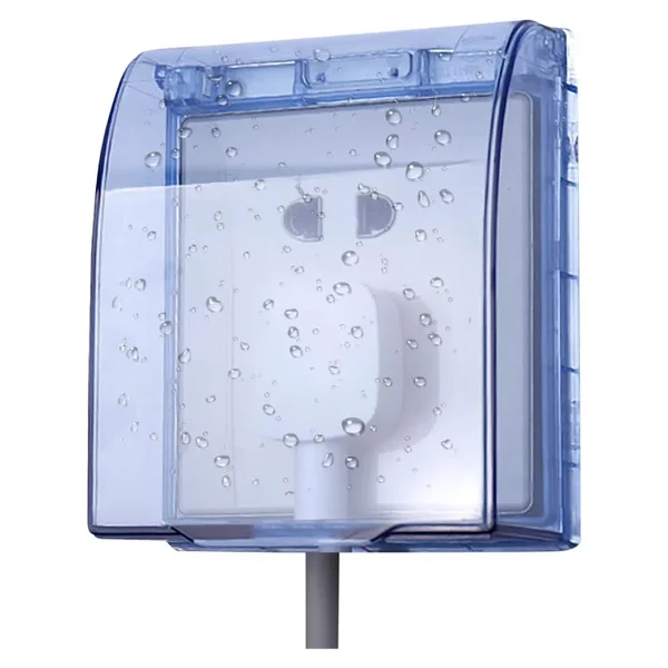 Priz Kapağı, Banyo Lavabo Islak Priz Koruma Kapağı, Sudan Koruyan Kapak, Açılır Kapanır, Priz Soket Koruyucu, - Görsel 6