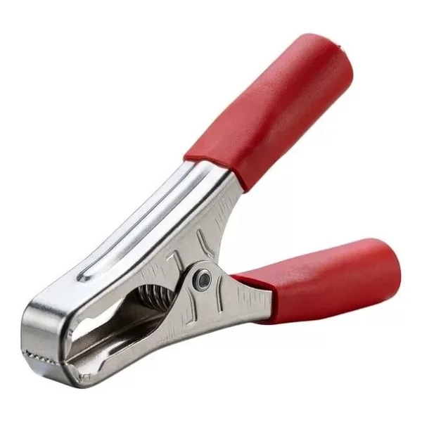 Powermaster Pm09-1044 Büyük 100Mm Krokodil Akü Maşası Kırmızı - Görsel 2