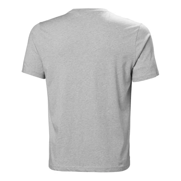 Helly Hansen HH Logo 3.0 HHA.54596-949 Gri Kısa Kollu Bisiklet Yaka Erkek Tişört - Görsel 4